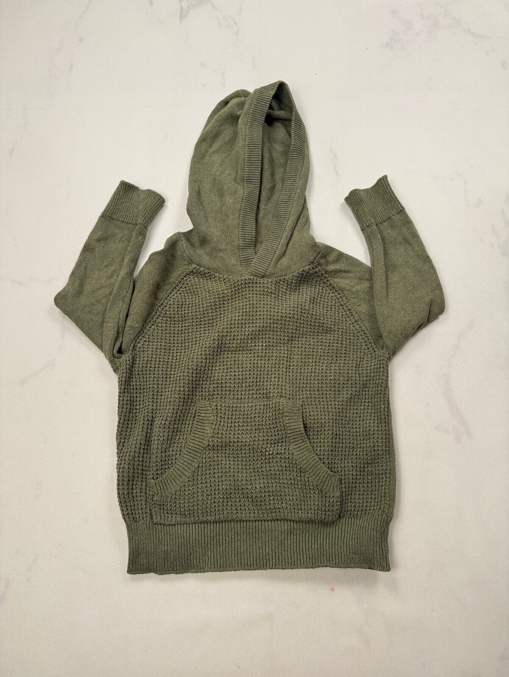 Cat & Jack Hoodie Khaki Current Cozy Chill Vibe - Boys 3T